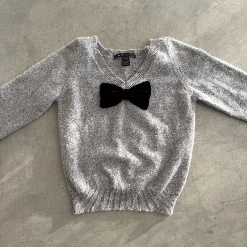 Marc Jacobs velvet bow sweater